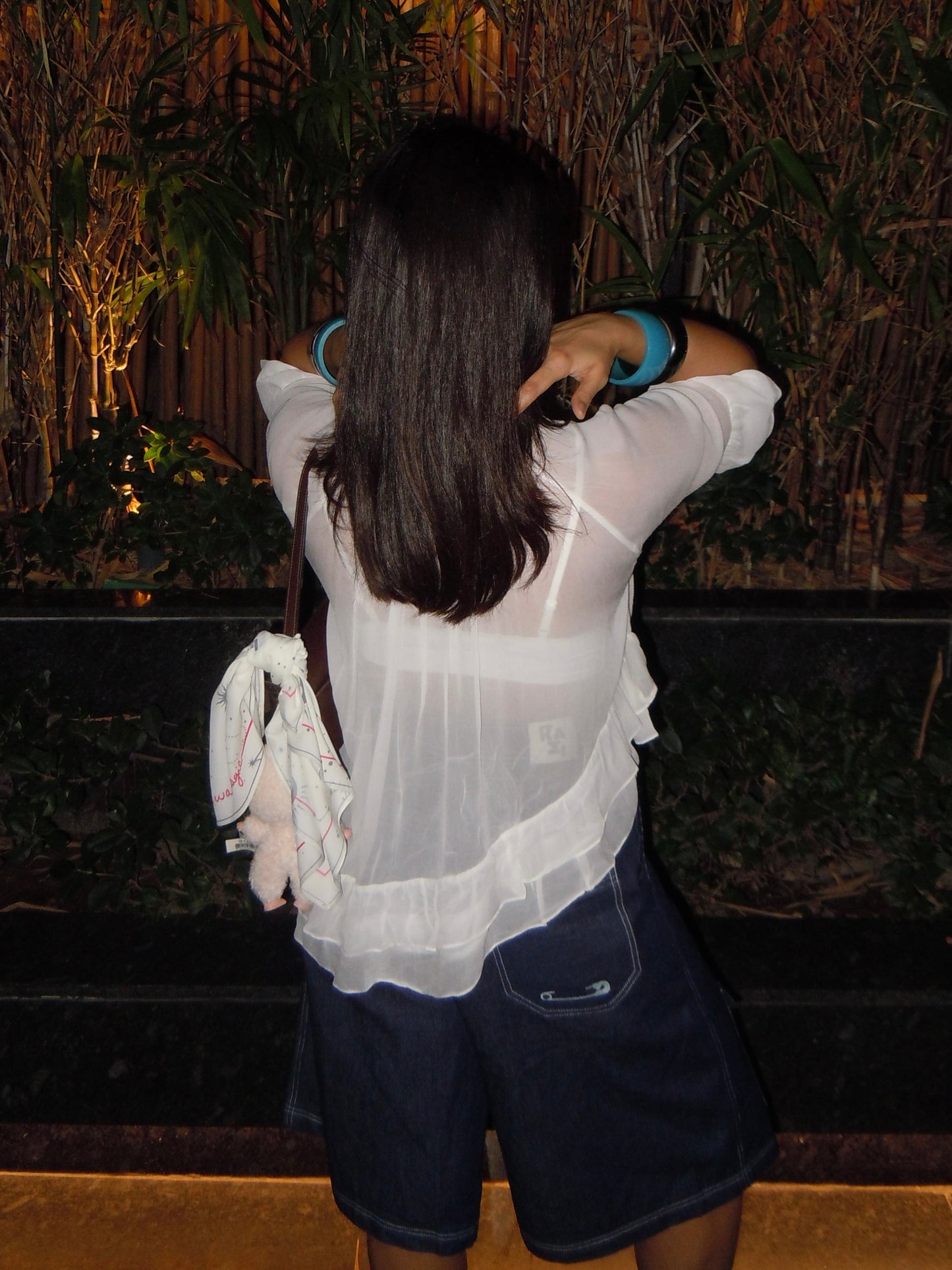 whisper sheer top