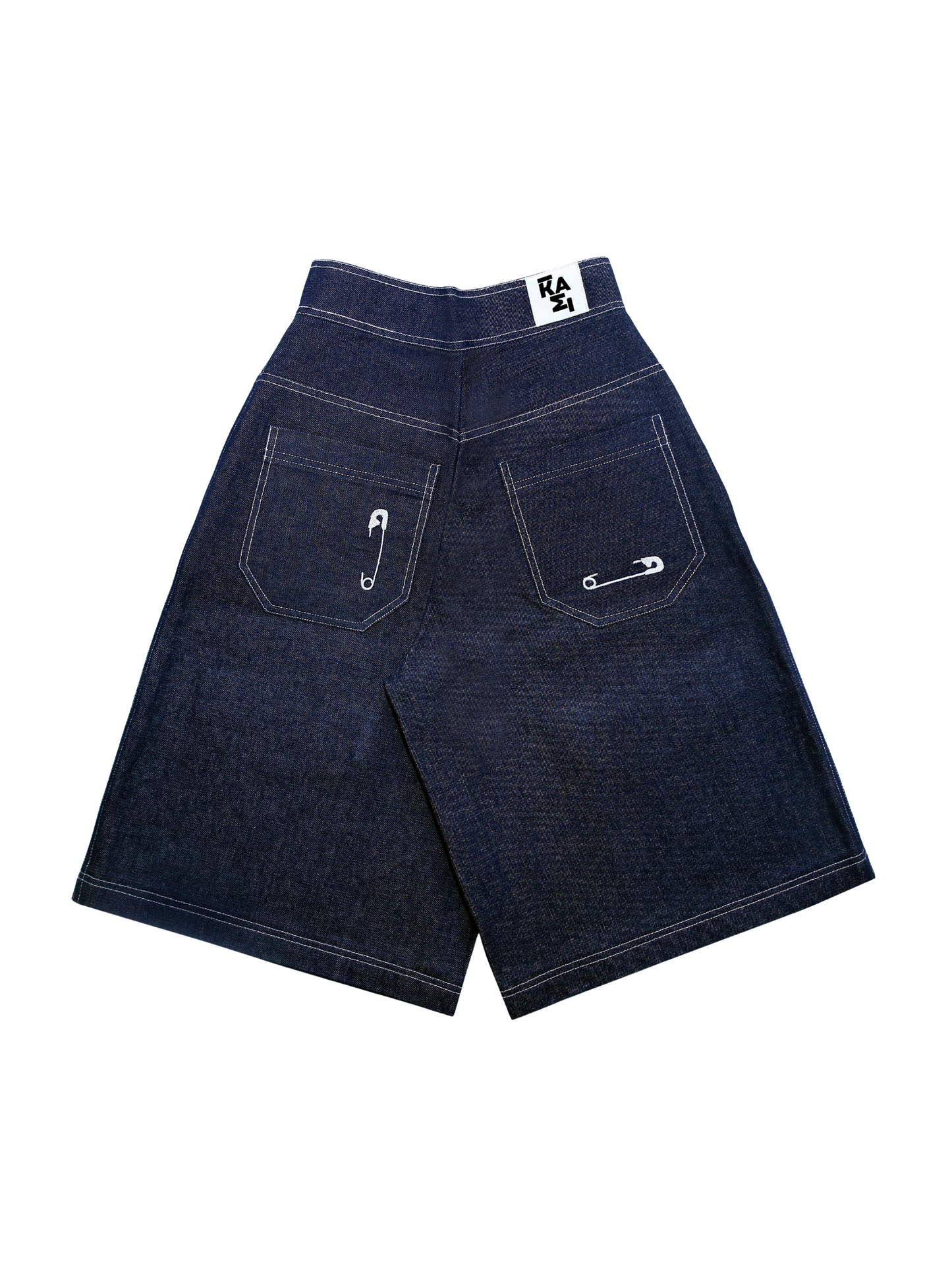 pinned down denim jorts