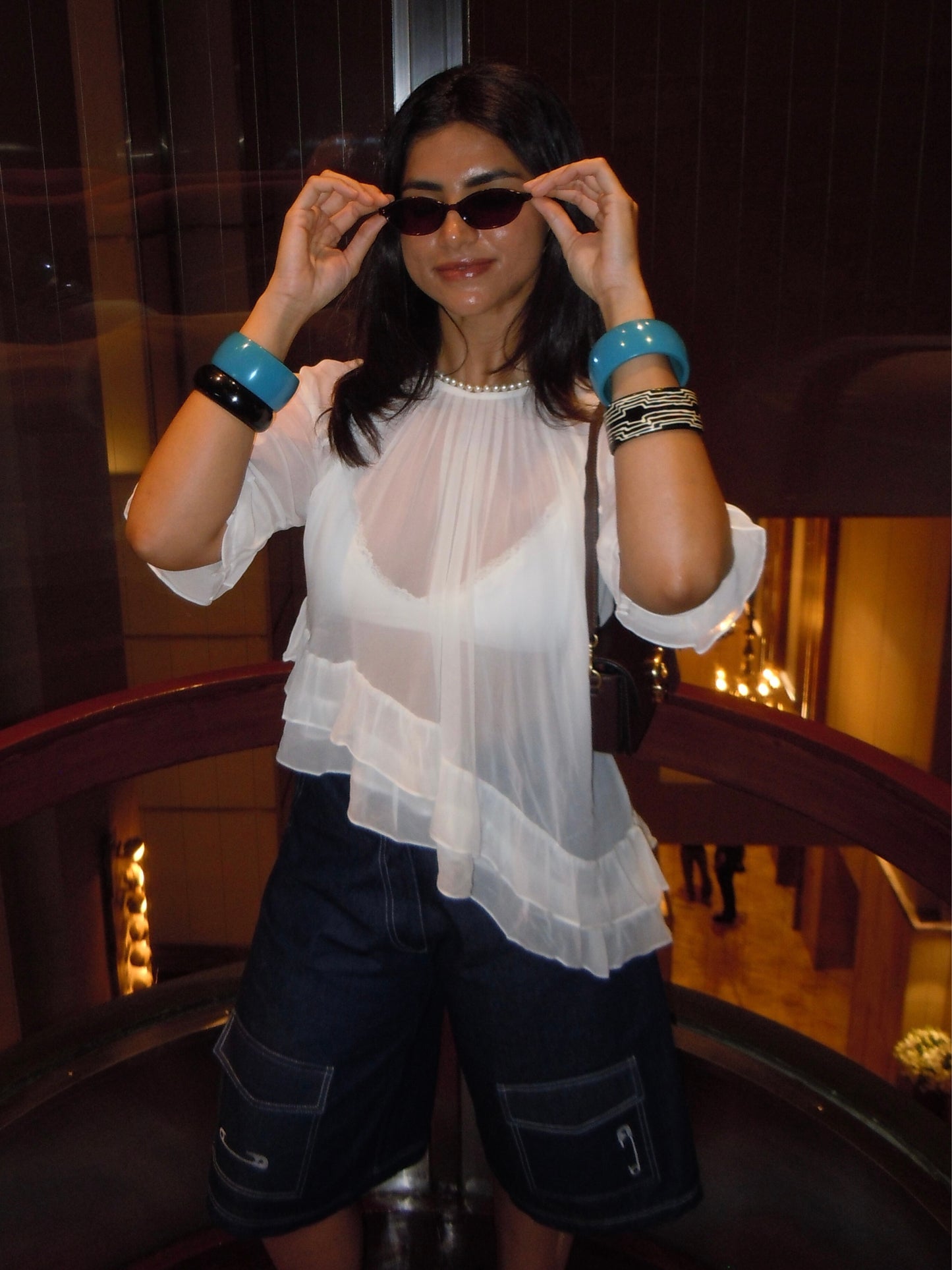 whisper sheer top