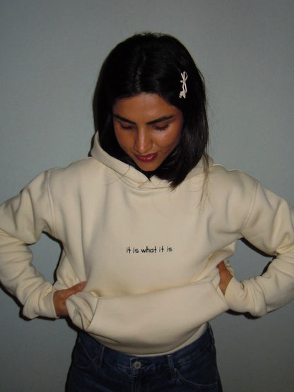 it is what it is hoodie