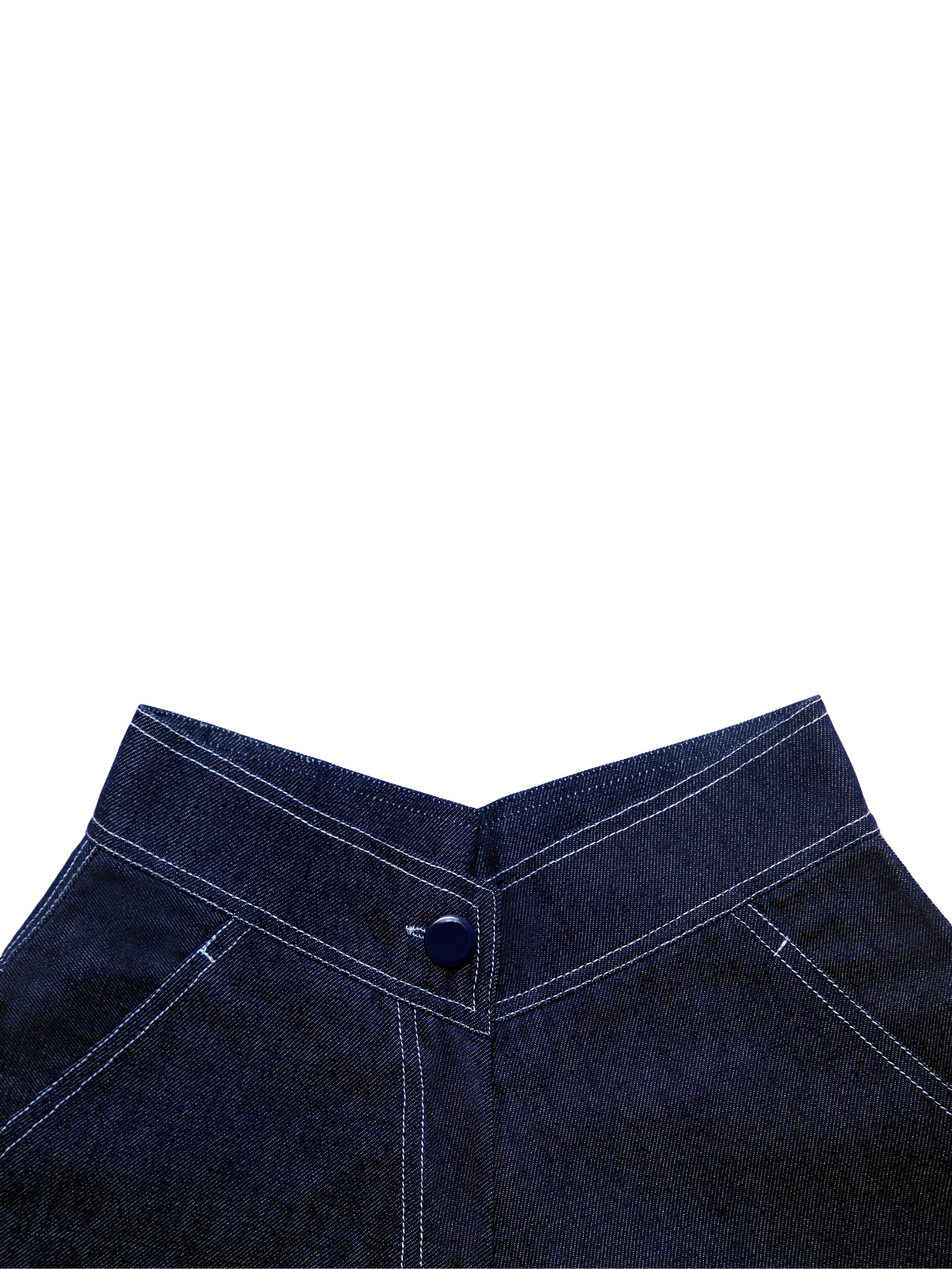 pinned down denim jorts