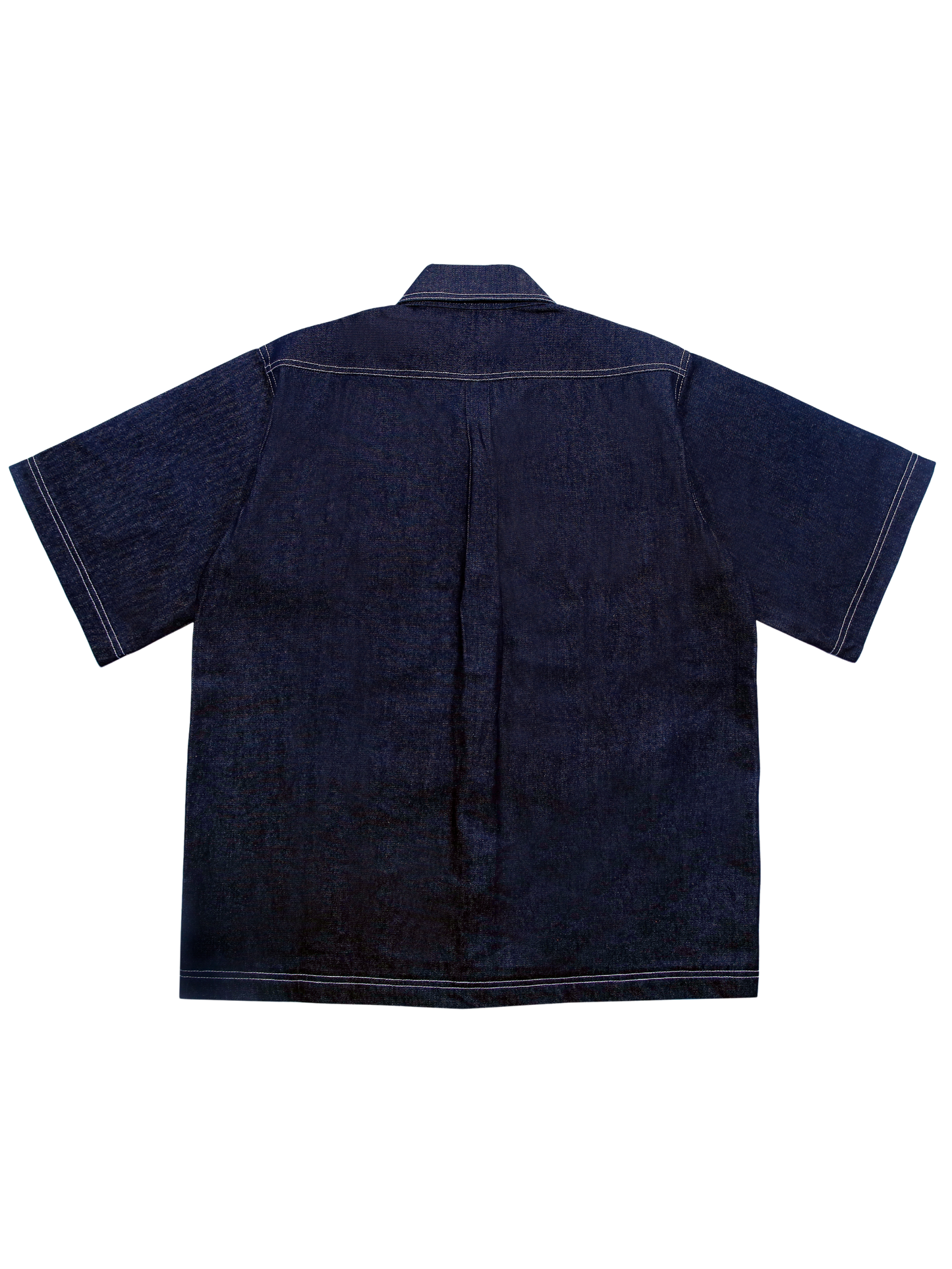 pinned down denim shirt