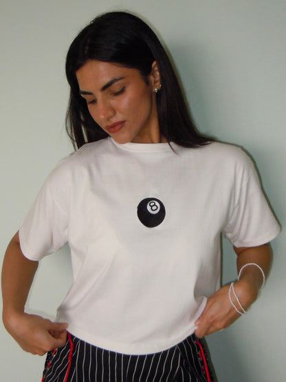 8 ball classic tee