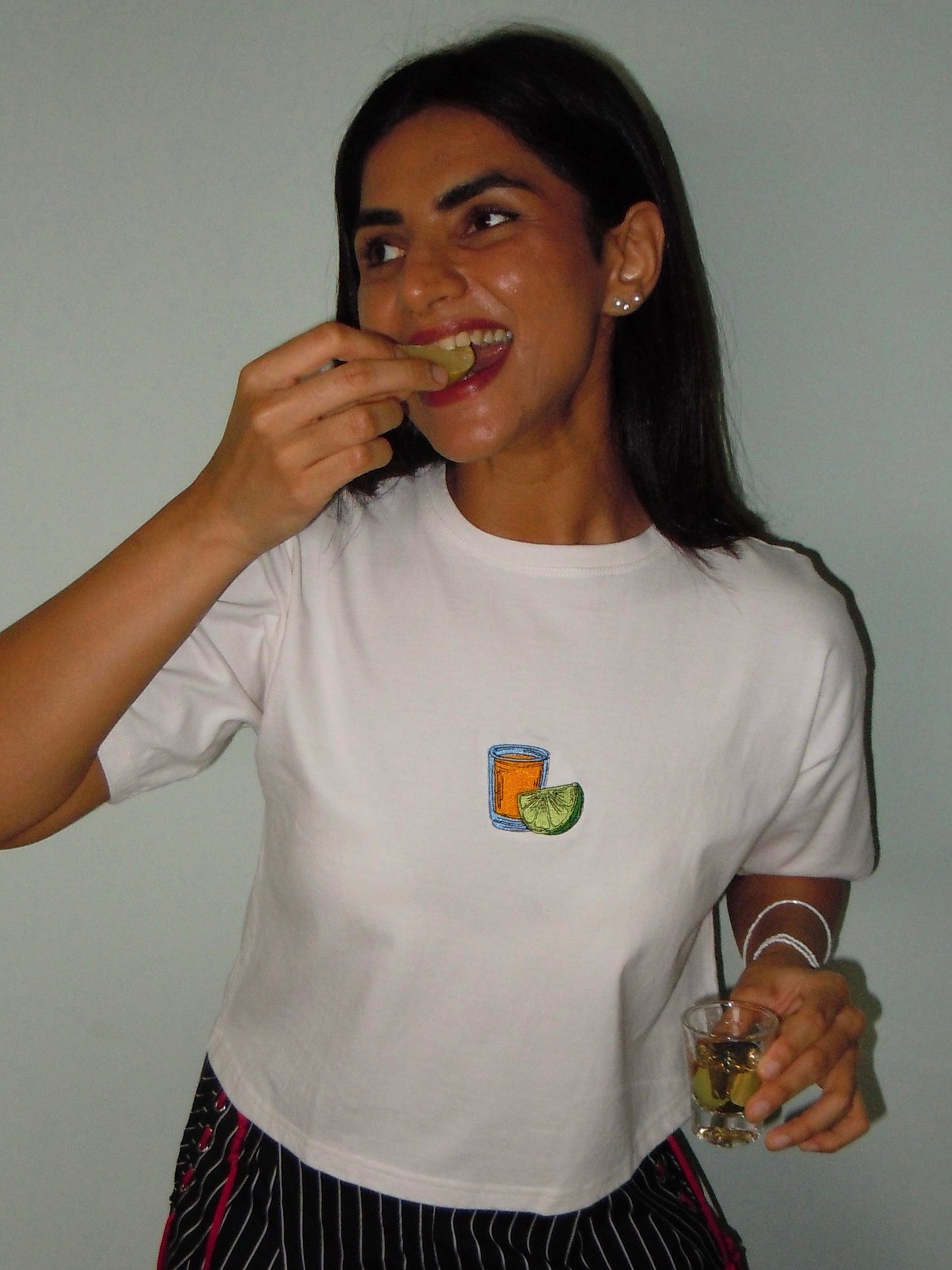 tequila shot classic tee