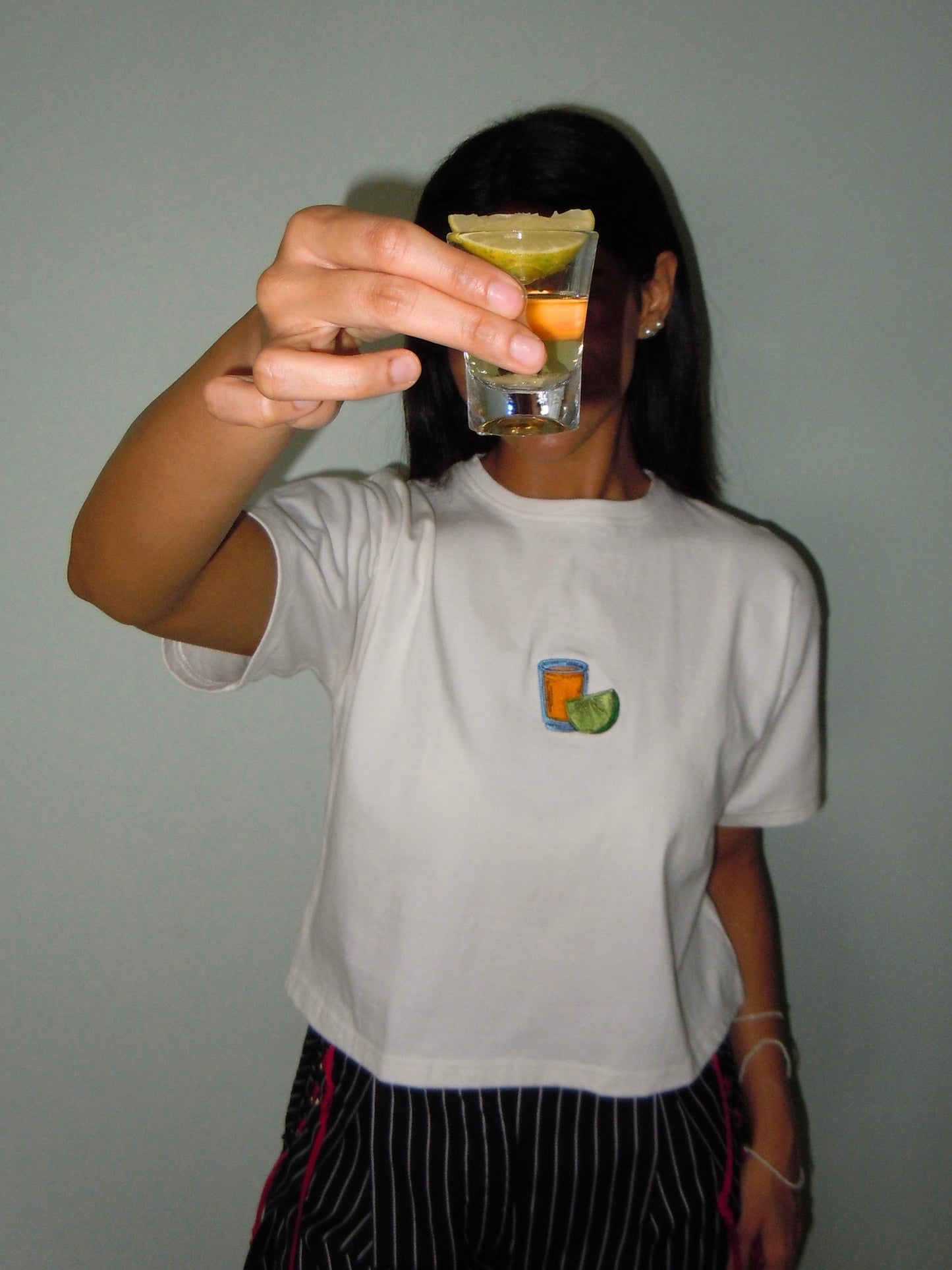 tequila shot classic tee