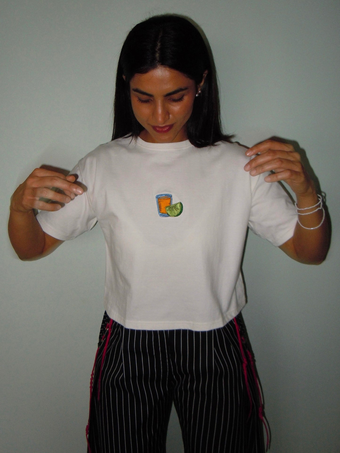 tequila shot classic tee