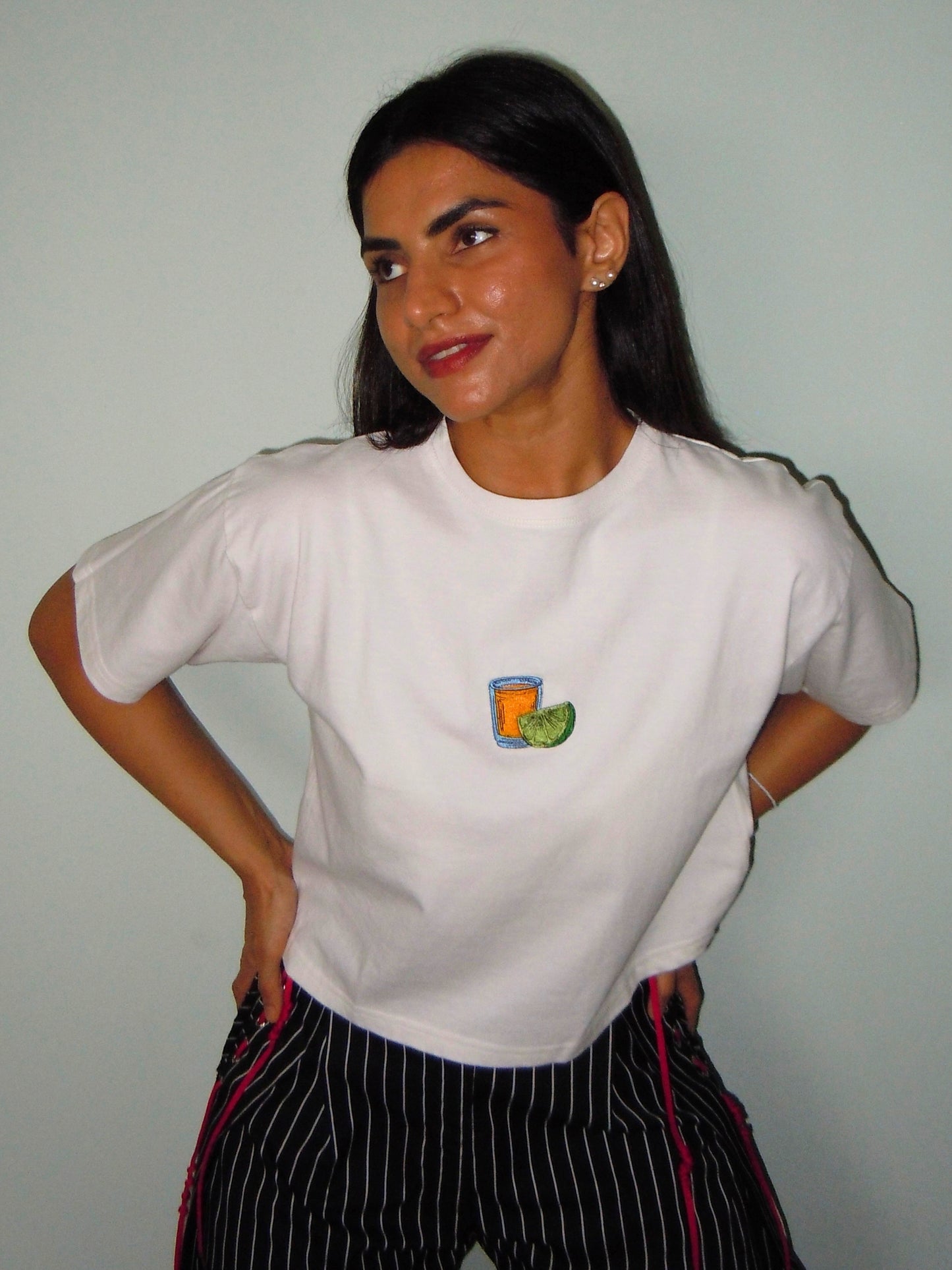 tequila shot classic tee