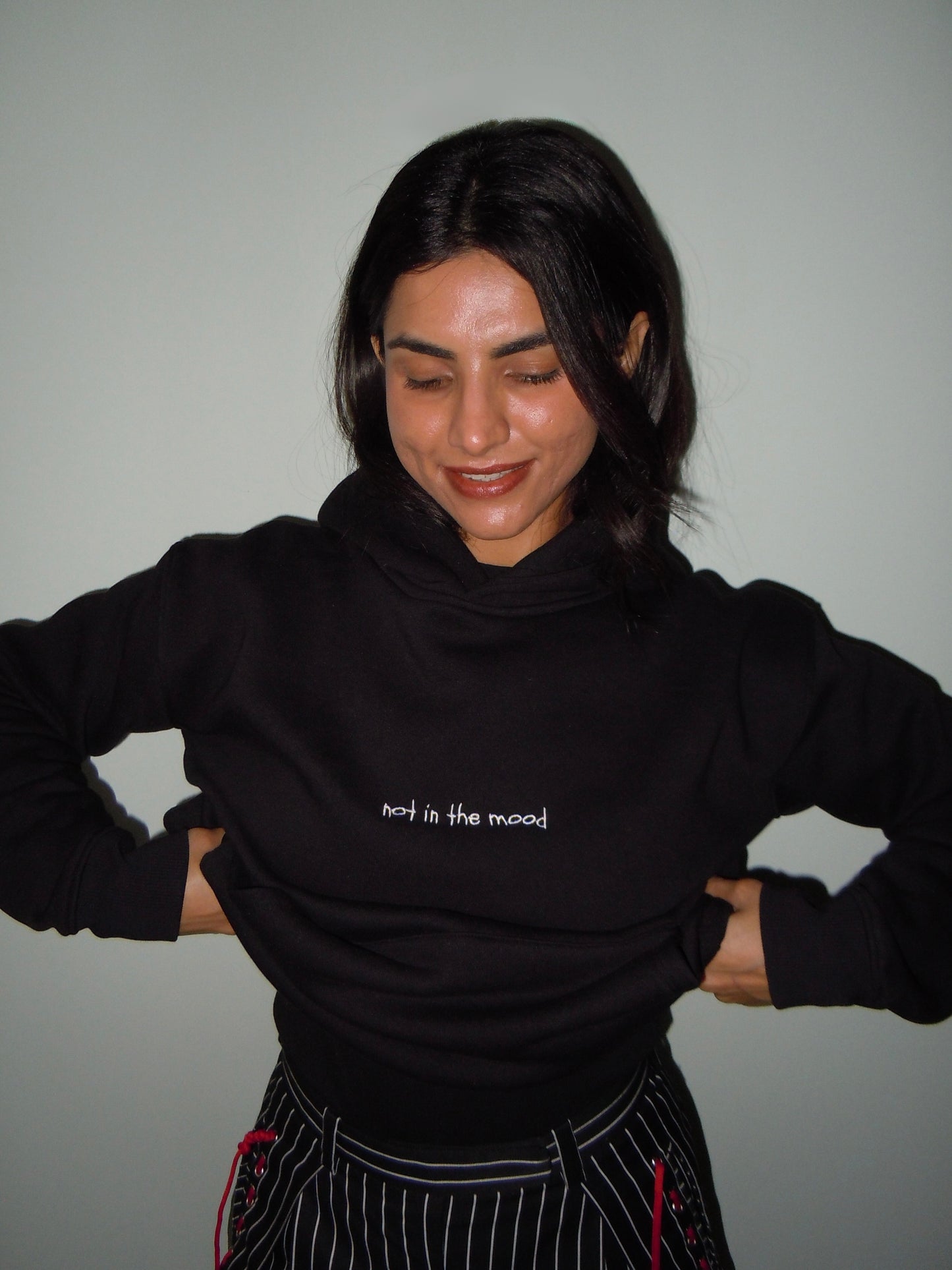 not in the mood hoodie