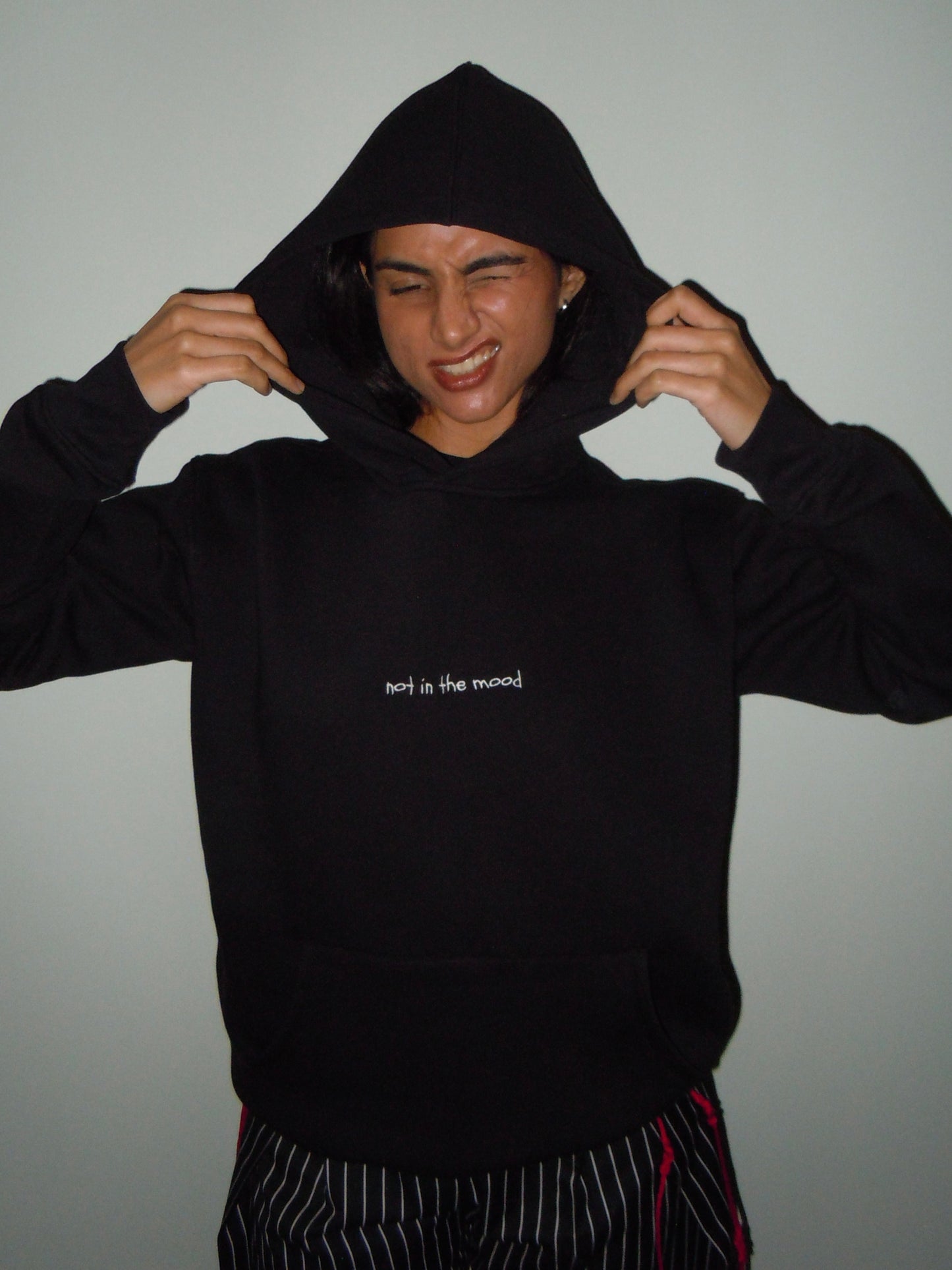 not in the mood hoodie