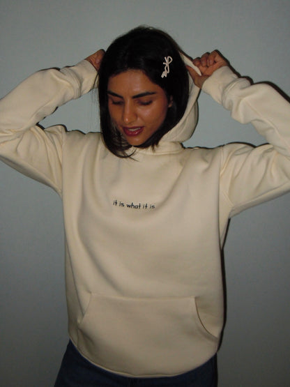 it is what it is hoodie